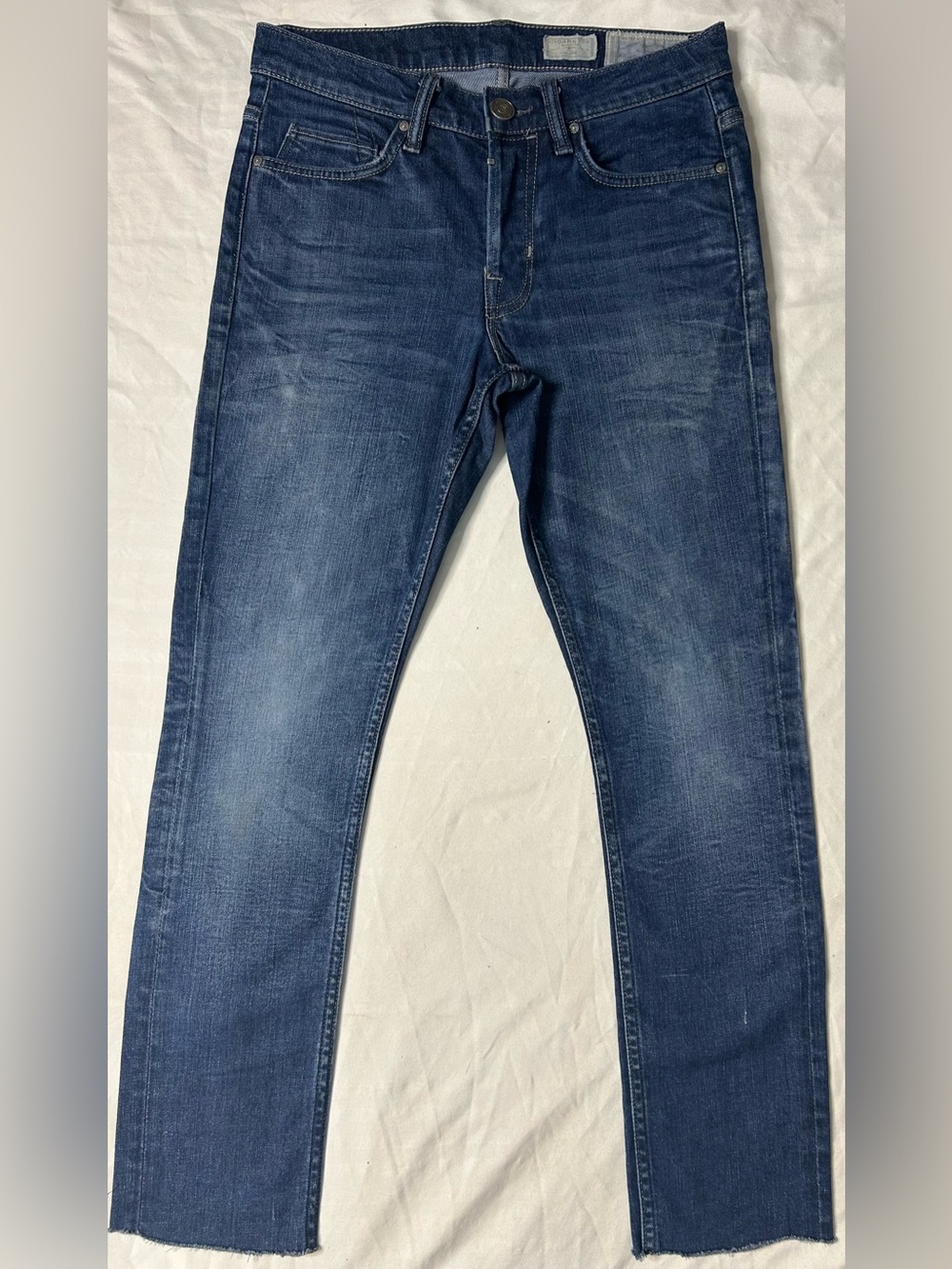 AllSaints Cigarette Skinny Jeans Women’s W28 Blue Wash Stretch Denim